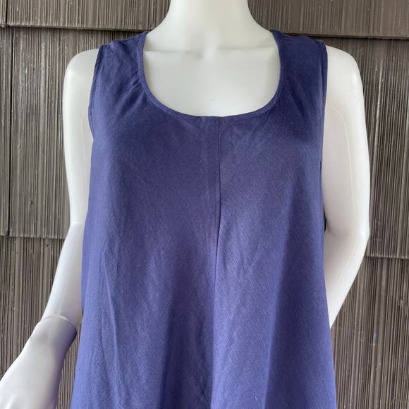 🔥Lord & Taylor Context Linen Rayon Lace Trim Summer Resort Lightweight Dress 2X - Picture 3 of 14